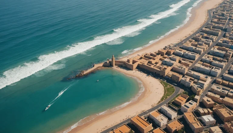 carte spot surf maroc
